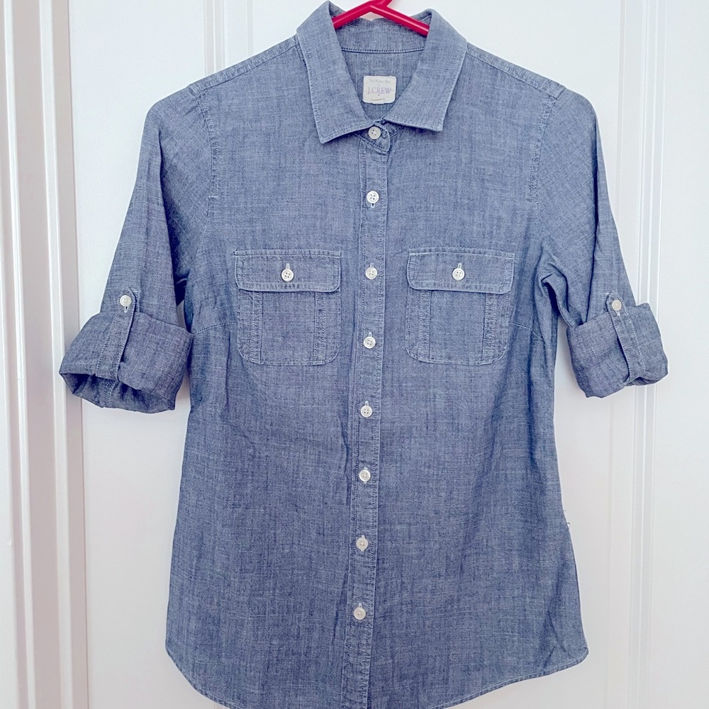 Denim Polo Shirt